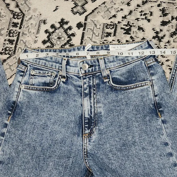 Rag & bone Nina high-rise ankle cigarette Jens size 25 color calypso1 - Picture 5 of 8